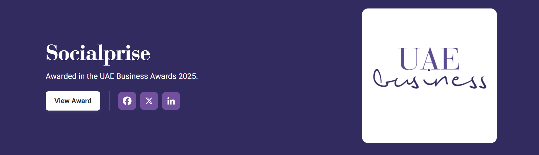 Socialprise-wins-UAE-Business-Awards-2025 - Award-winning-agency-in-UAE